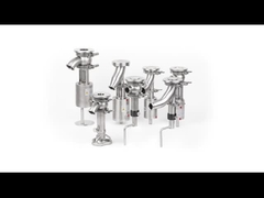 Válvula de parte inferior del tanque abierta interna neumática de DONJOY con la conexión de la abrazadera