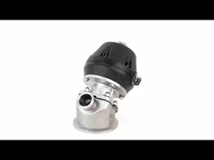 316L Válvula de diafragma sanitario de fondo del tanque neumático o manual 1' - 4'