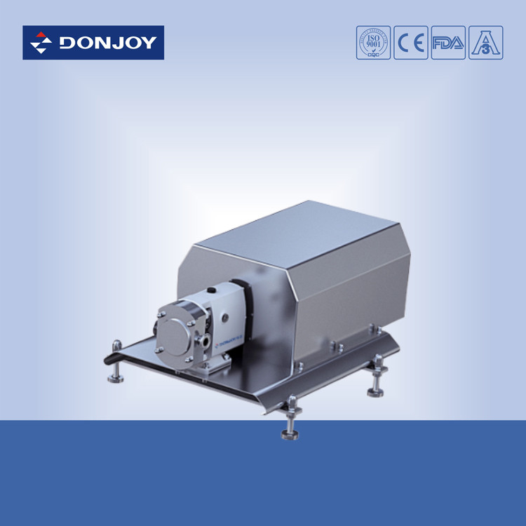 Donjoy TUL-25 bomba de lóbulo del rotor horizontal con rotores mariposa y sello de señal