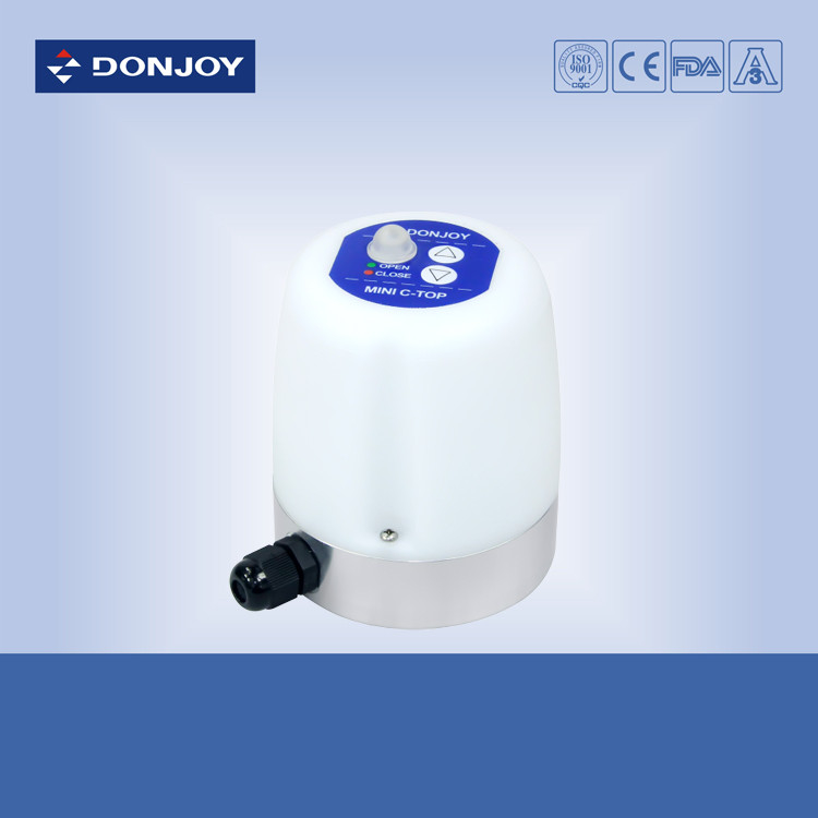 Mini C - cabeza de control superior de la válvula neumática con dos una electromagnéticas válvulas del sensor y