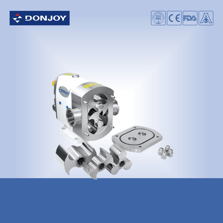 Donjoy TUL-25 bomba de lóbulo del rotor horizontal con rotores mariposa y sello de señal