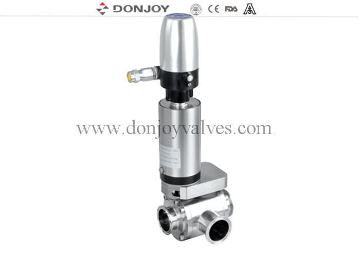 Donjoy Sanitario 3 Way L Tipo de las válvulas de mariposa con ILTOP21A31