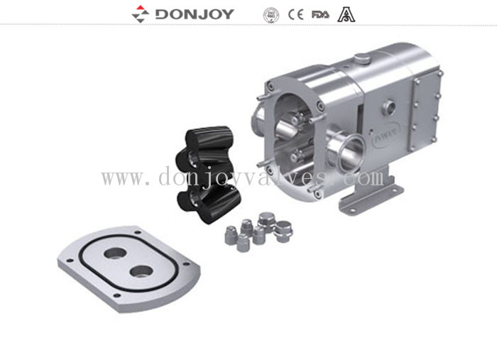 Donjoy STUL/R -25 Hueco de eje bomba de lóbulo rotativo con conexión de 1,5