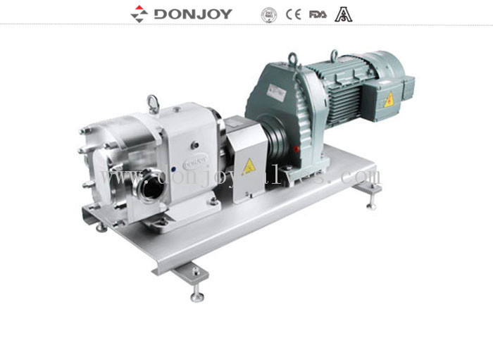 Donjoy TUL-25 bomba de lóbulo del rotor horizontal con rotores mariposa y sello de señal