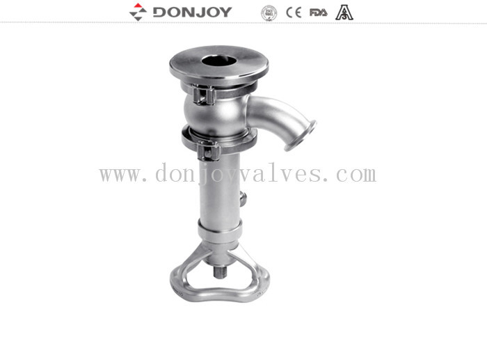 Válvula de fondo del tanque Donjoy con tipo de codo abierto interno