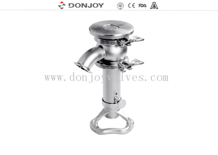 Válvula de fondo del tanque Donjoy con tipo de codo abierto interno