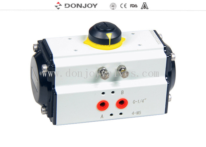 Válvula con el actuador de aluminio con la unidad de control inteligente de C TOP-1561 al PLC de la reacción