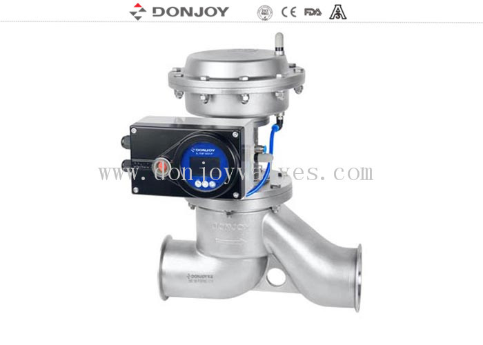 Válvula de globo de DN100 Donjoy con el actuador de acero inoxidable con IL TOP1441 para la comida