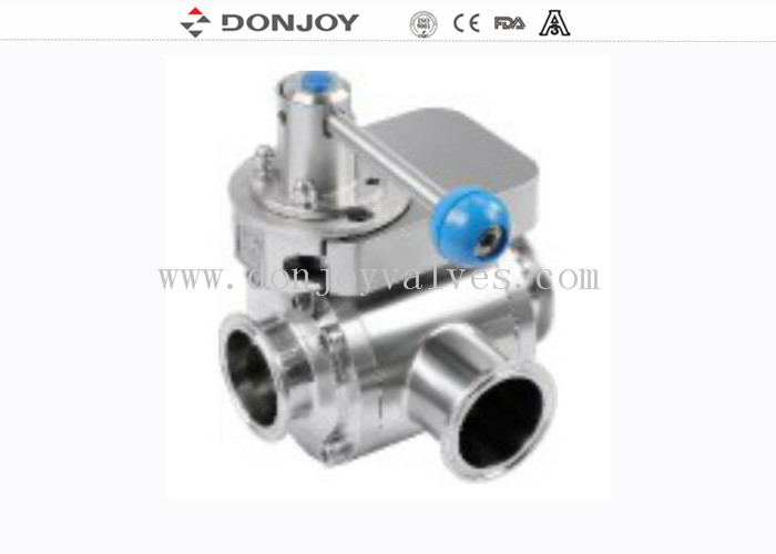 Donjoy Sanitario 3 Way L Tipo de las válvulas de mariposa con ILTOP21A31