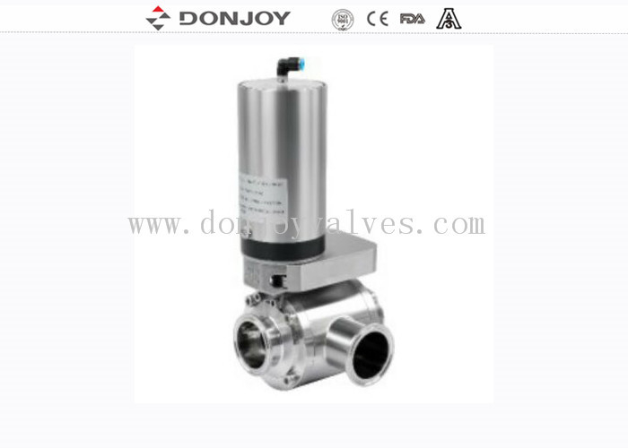 Donjoy Sanitario 3 Way L Tipo de las válvulas de mariposa con ILTOP21A31