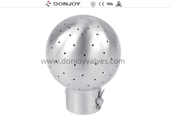 SS316L Donjoy Fixed Clenaing Ball With Pin Connection For Tank
