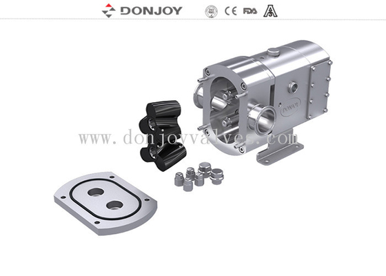 SS316L Mini bomba rotativa horizontal Donjoy para transferencia de caudal pequeño