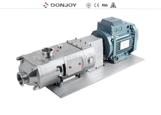 Bombas de alta pureza CIP de partículas grandes revertibles de dos direcciones/bomba de tornillo doble con motor directo