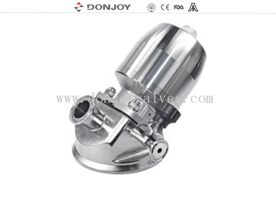 316L Válvula de diafragma sanitario de fondo del tanque neumático o manual 1' - 4'