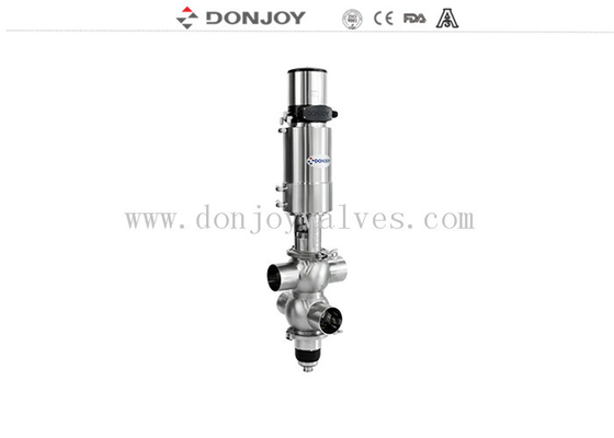 Donjoy doble asiento válvulas a prueba de mezclas Manifold para procesamiento de alimentos y bebidas