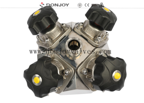 válvula de diafragma del phamacy de 316L DONJOY Multiport con el tipo 54A